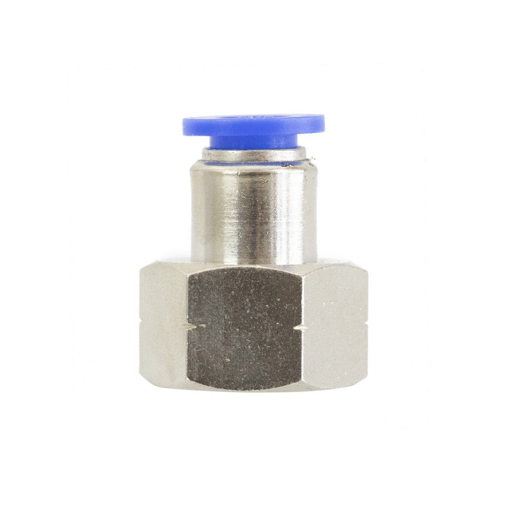 PTC Straight Female Connector 5/16" OD - 3/8" NPT Female