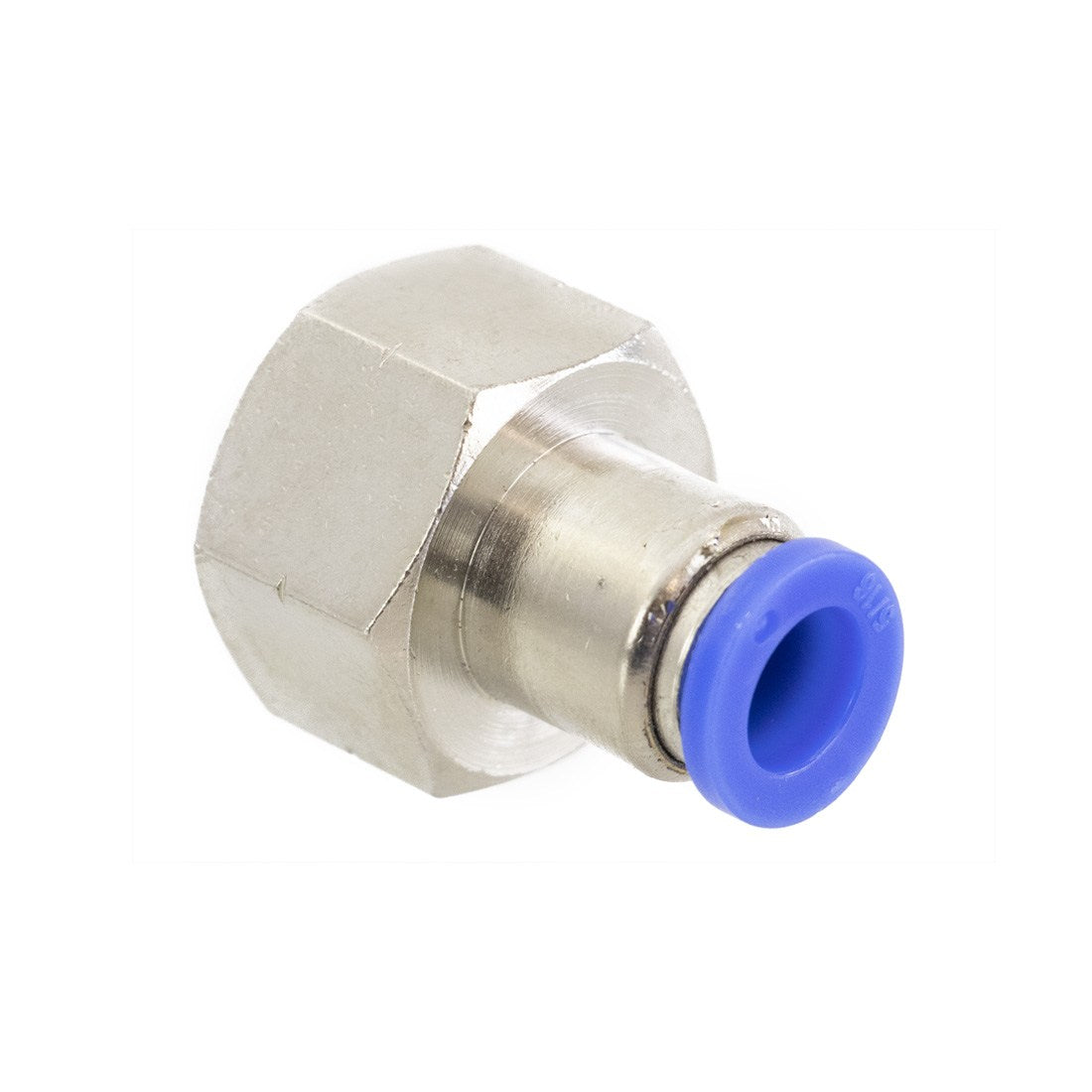 PTC Straight Female Connector 5/16" OD - 3/8" NPT Female