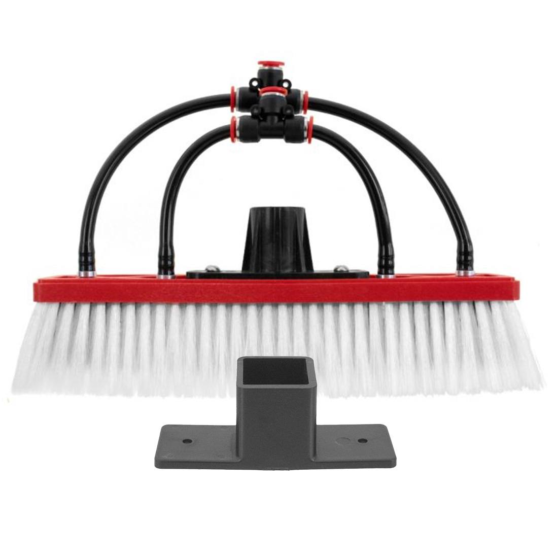 Tucker Hybrid Dual Pencil and Fan Jetted Dual Trim Brush