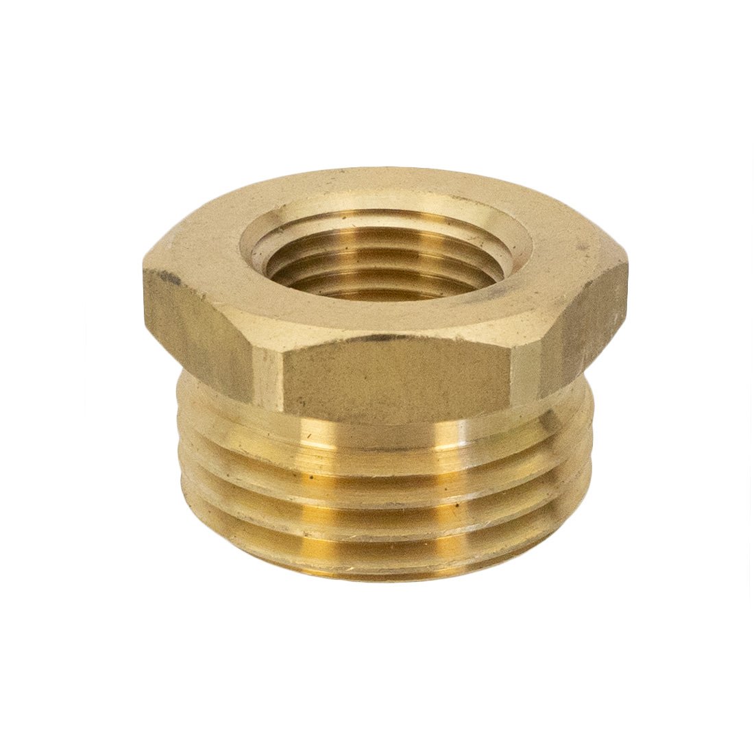 World Enterprises GHM x 3/8 FPT Bushing