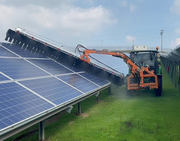 Millie Tractor Brush Solar Cleaning System