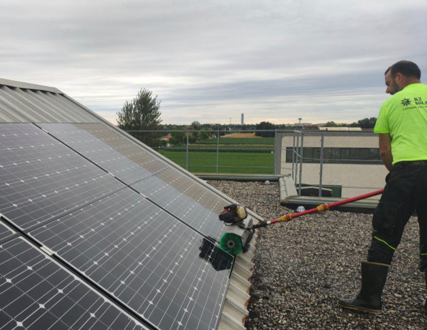 KSolara FK4 Solar Panel Cleaning Rotary Brush