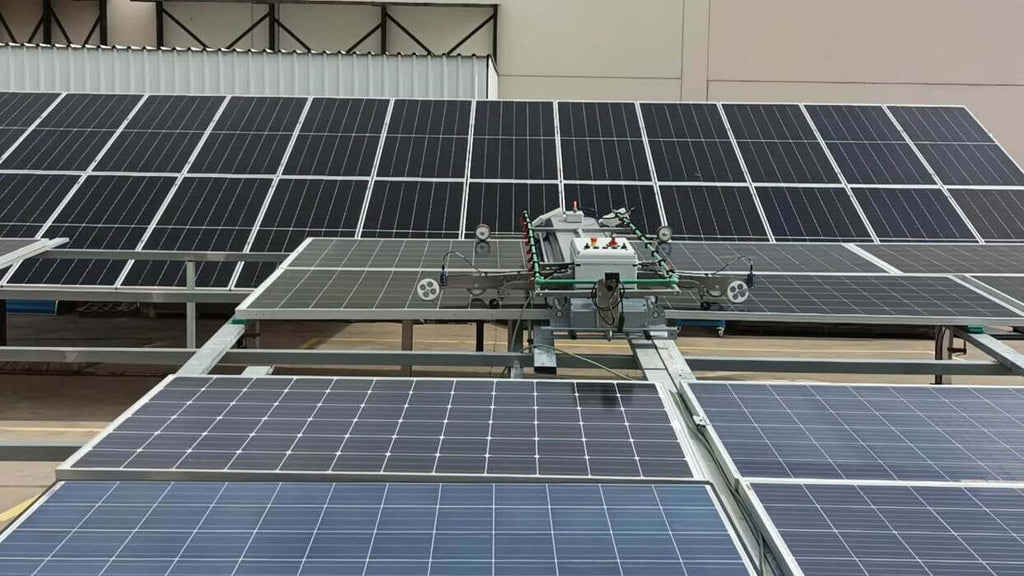 S2 - Lift and Shift Solar Panel Cleaning Robot