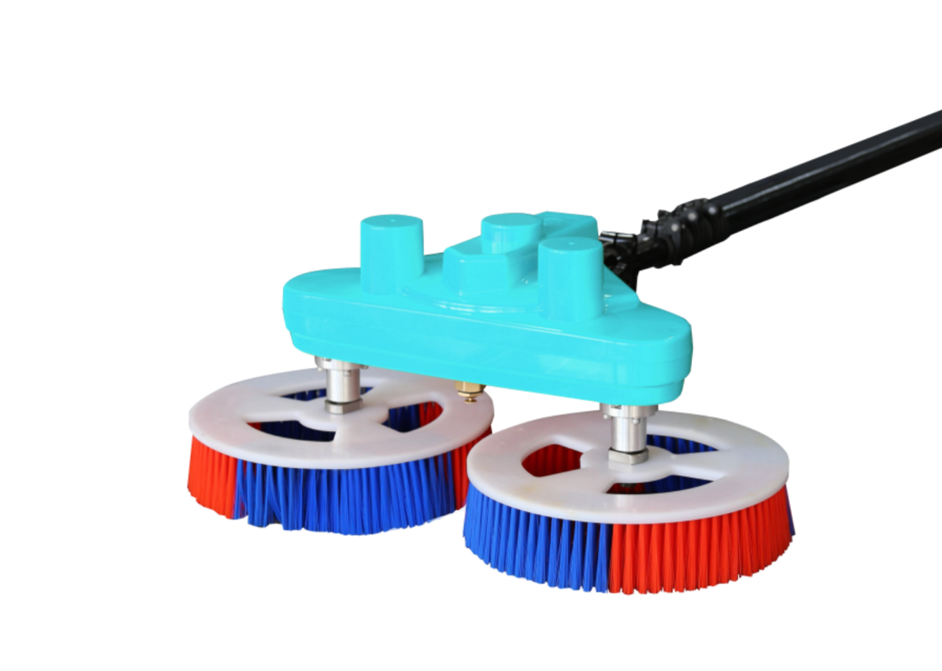 Powered Solar Panel Cleaning Dual Head Brush