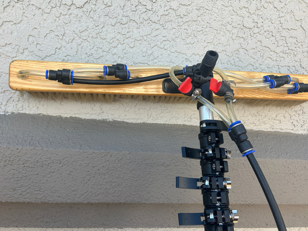 Zalvus.tech® 30M - 100% Conductive Resistant Water Fed System for Solar Panel Cleaning