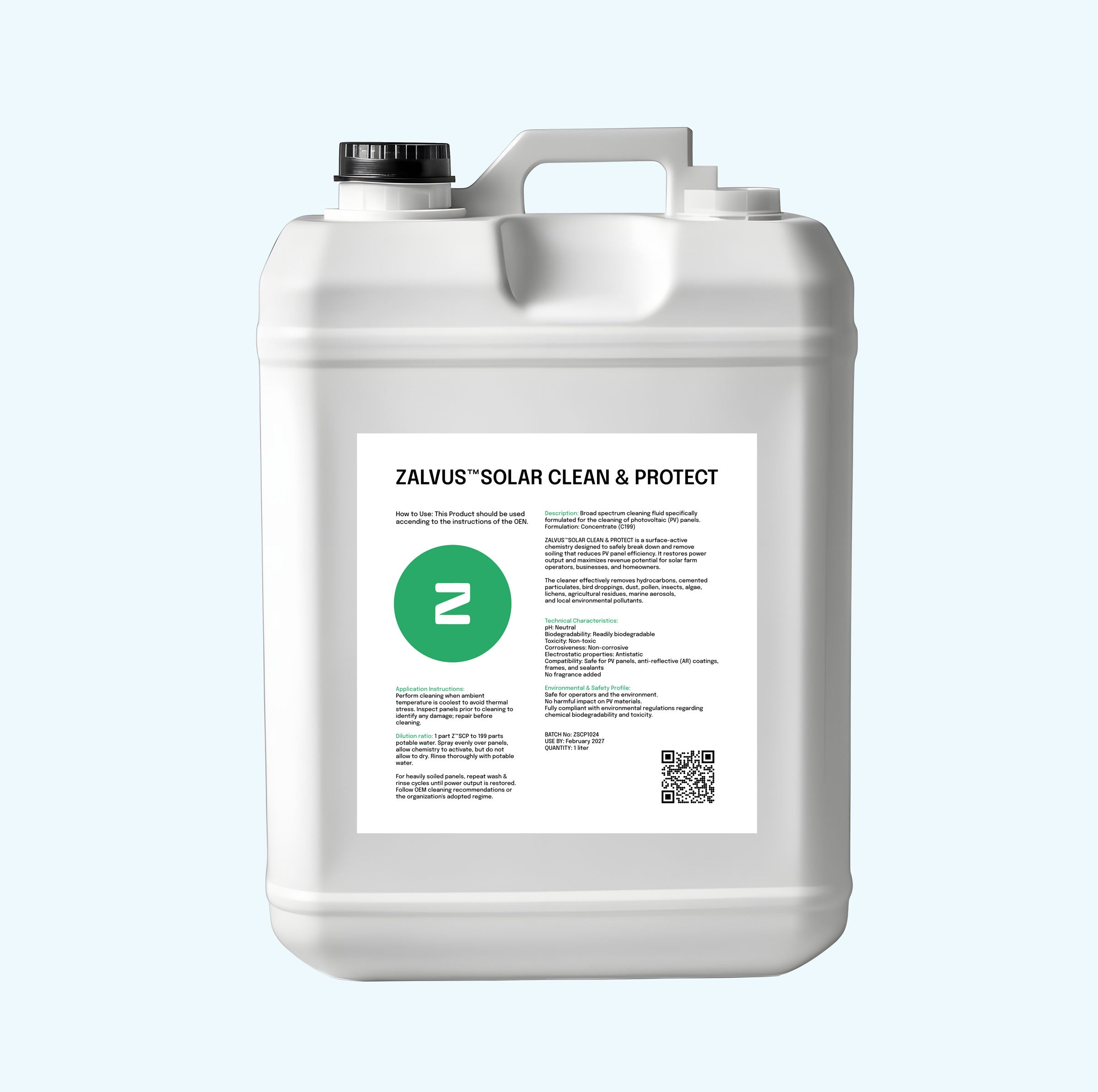 Zalvus™️ Solar Clean & Protect 5L