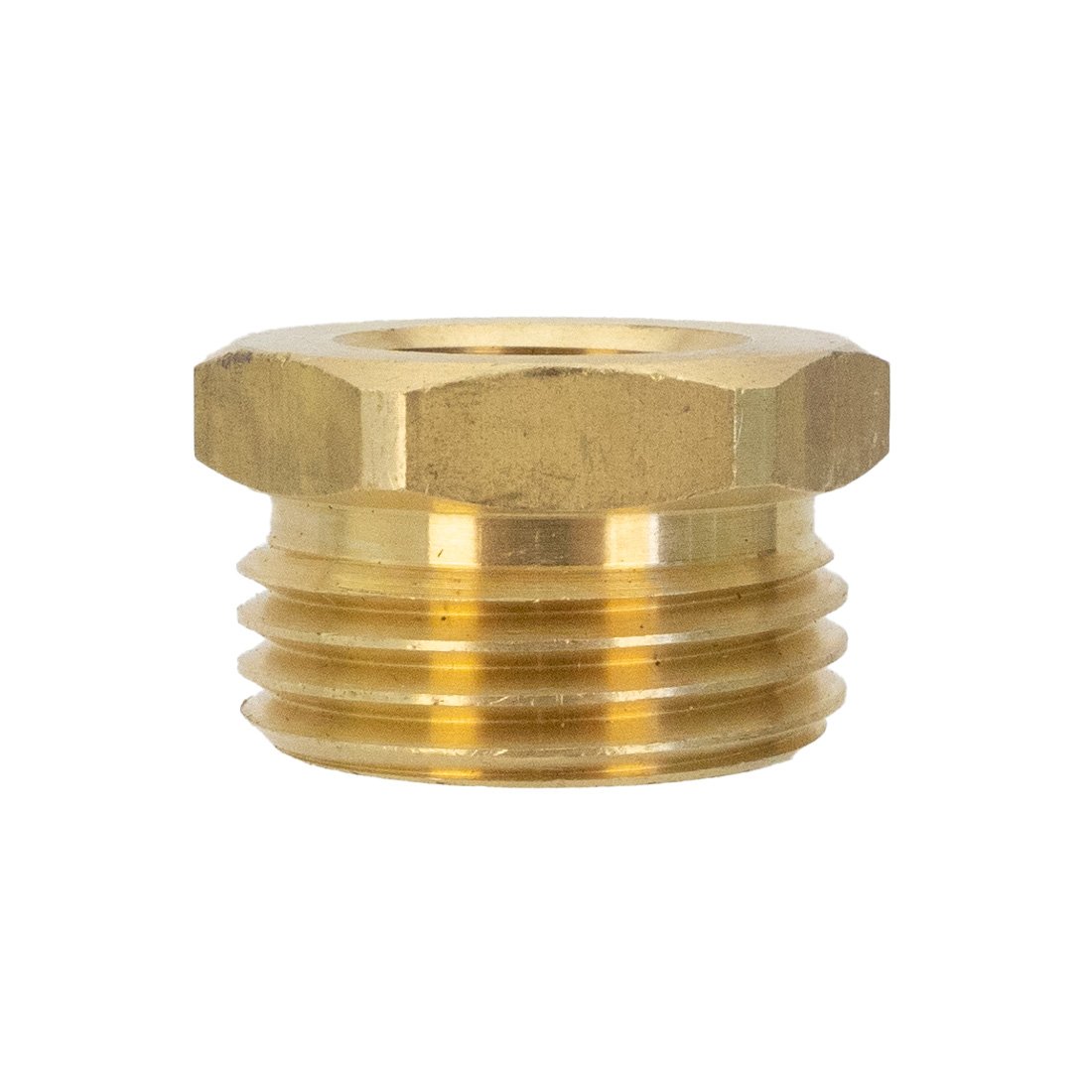 World Enterprises GHM x 3/8 FPT Bushing