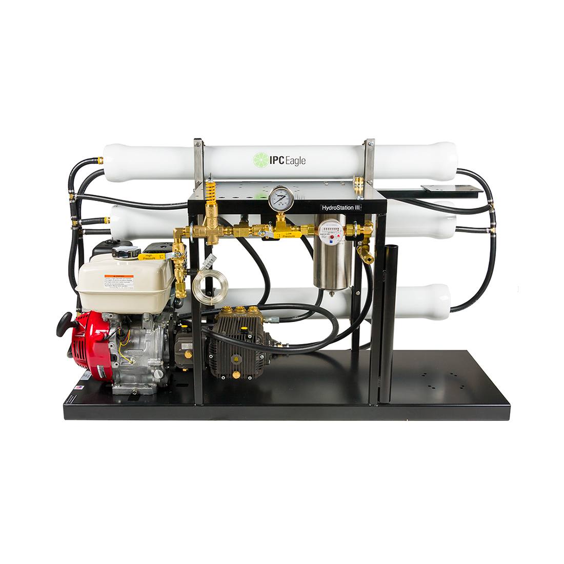 IPC Eagle Hydro Station Triple RO with Gasoline Engine and Pump
