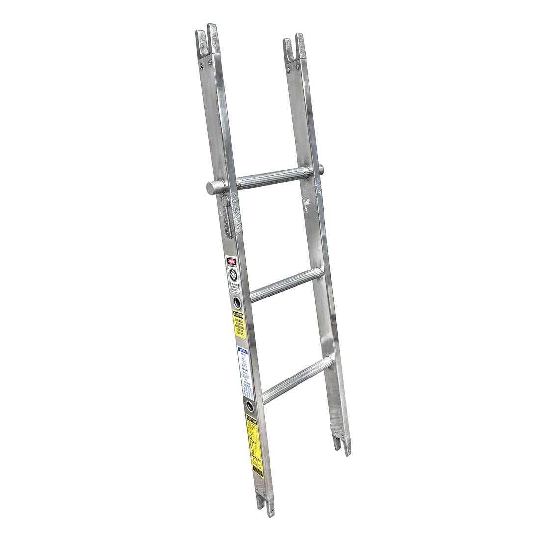Metallic Ladder Aluminum Center Section - 4 Foot