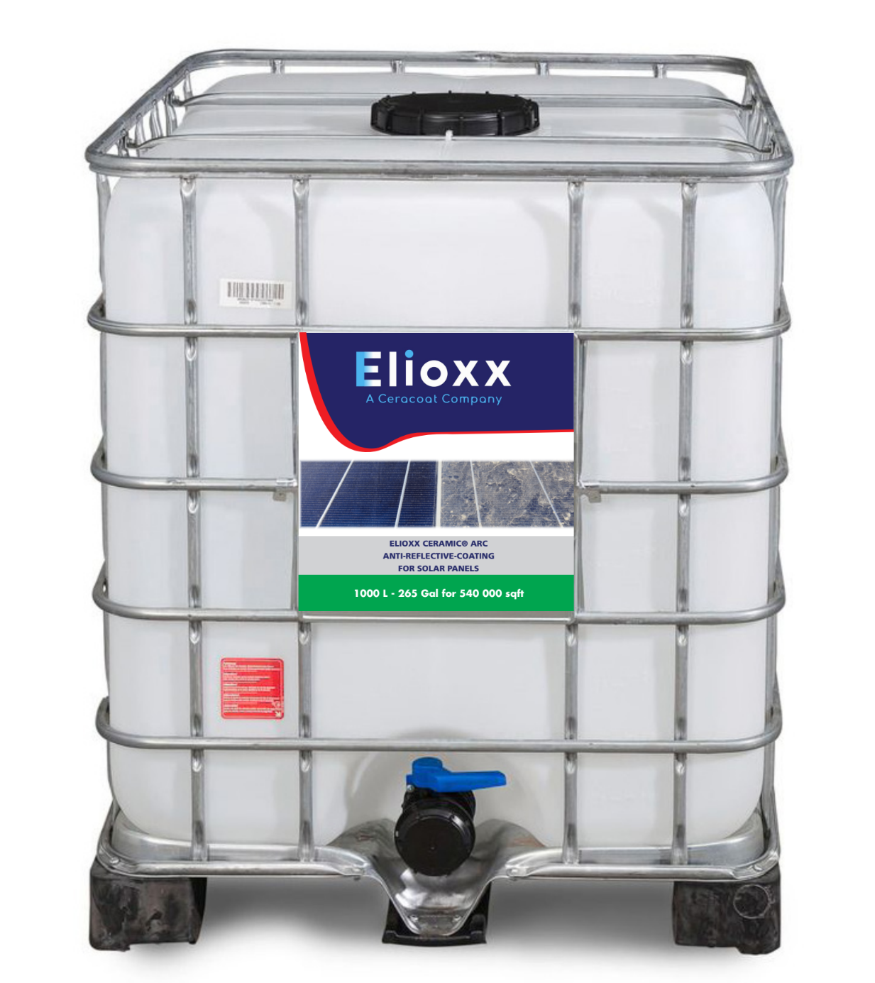 Anti-reflective Coatings for Solar Panels - 1000 Liters