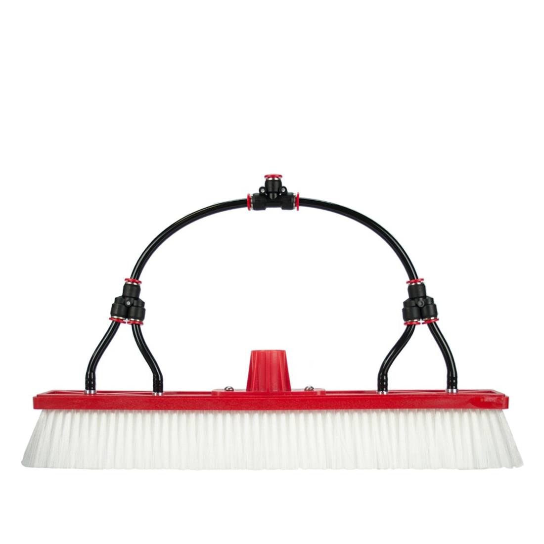 Tucker Double Trim Brush with Euro Socket and Four Fan Jets - 18 Inch