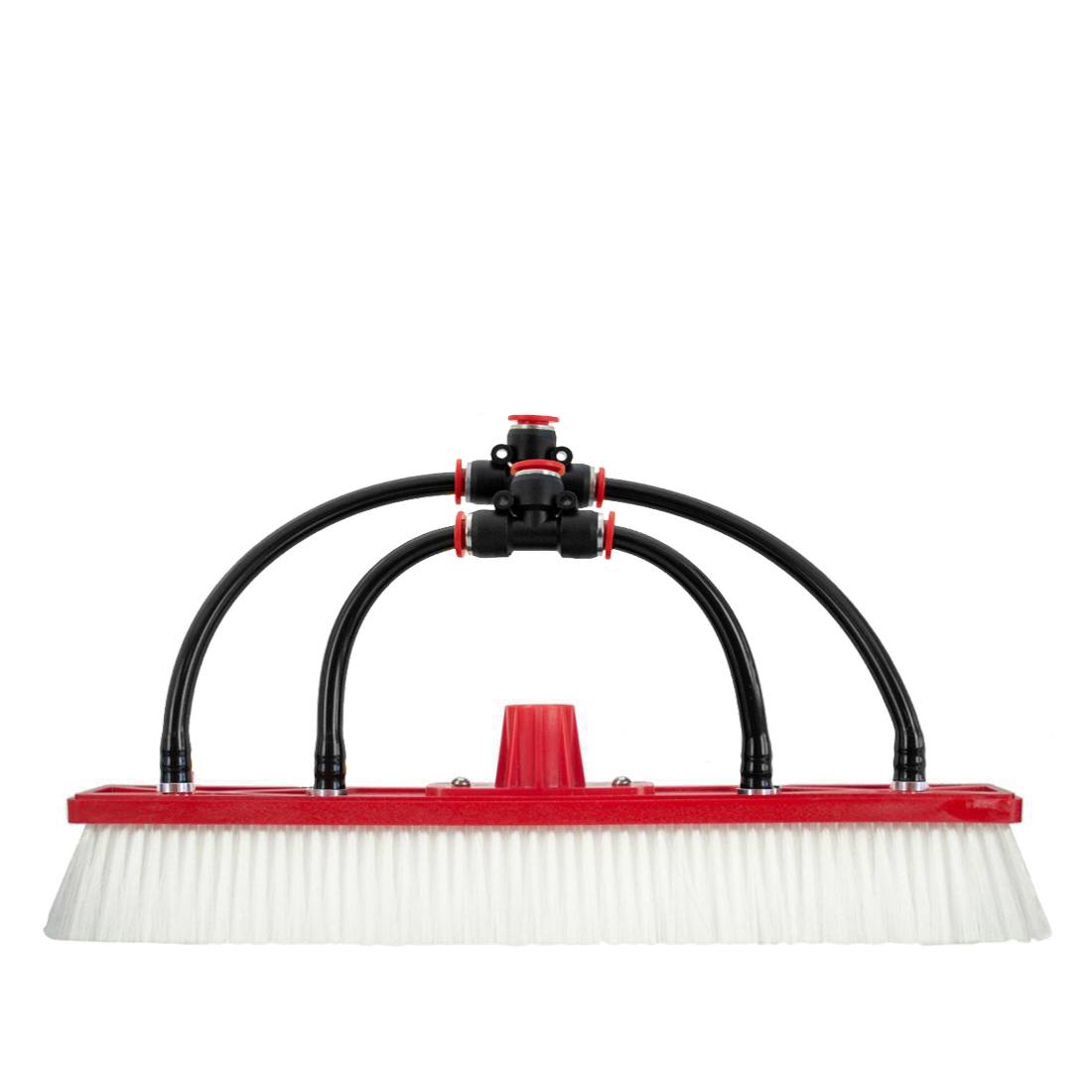 Tucker Double Trim Brush with Euro Socket and Four Fan Jets - 18 Inch